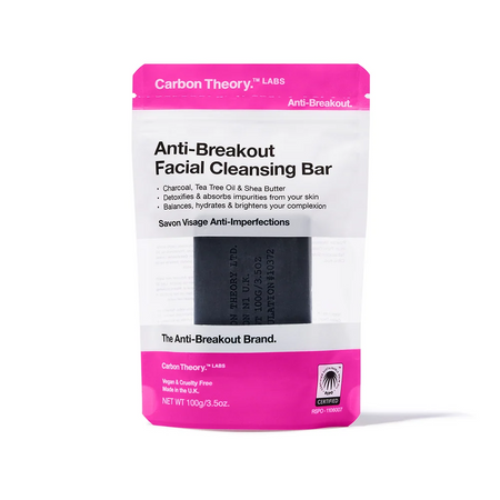 Carbon Theory Anti-Breakout Facial Cleansing Charcoal Bar- Lillys Pharmacy and Health Store