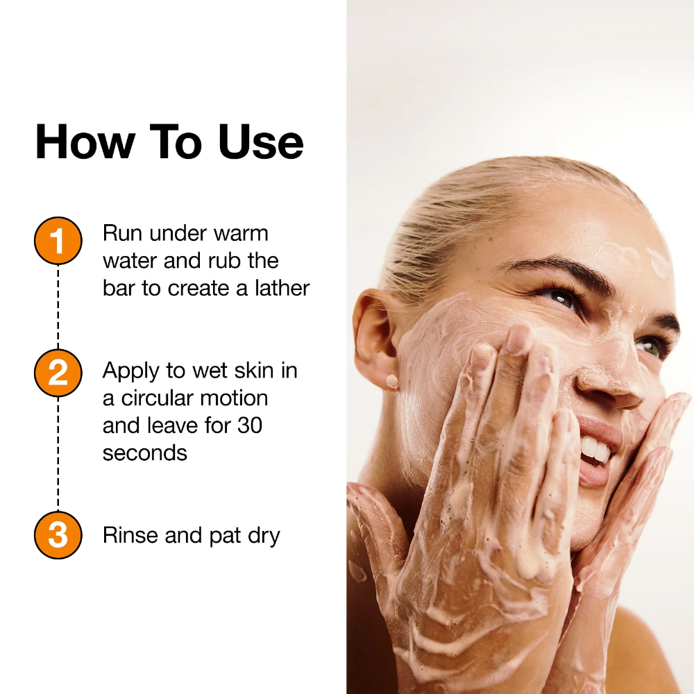 Carbon Theory Vitamin C & Caffeine Facial Cleansing Bar- Lillys Pharmacy and Health Store