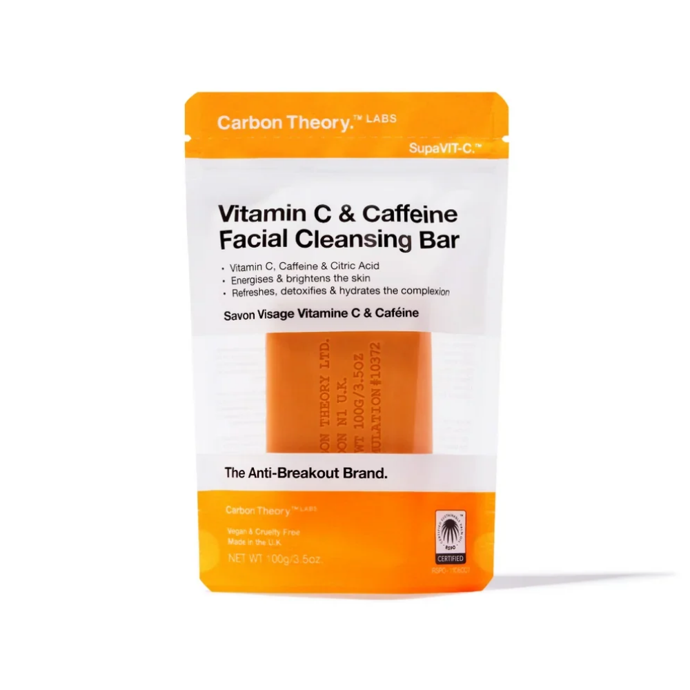 Carbon Theory Vitamin C & Caffeine Facial Cleansing Bar- Lillys Pharmacy and Health Store