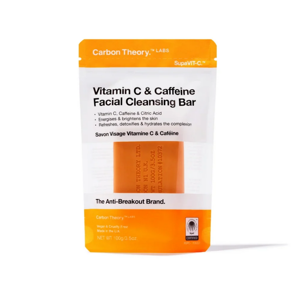 Carbon Theory Vitamin C & Caffeine Facial Cleansing Bar- Lillys Pharmacy and Health Store