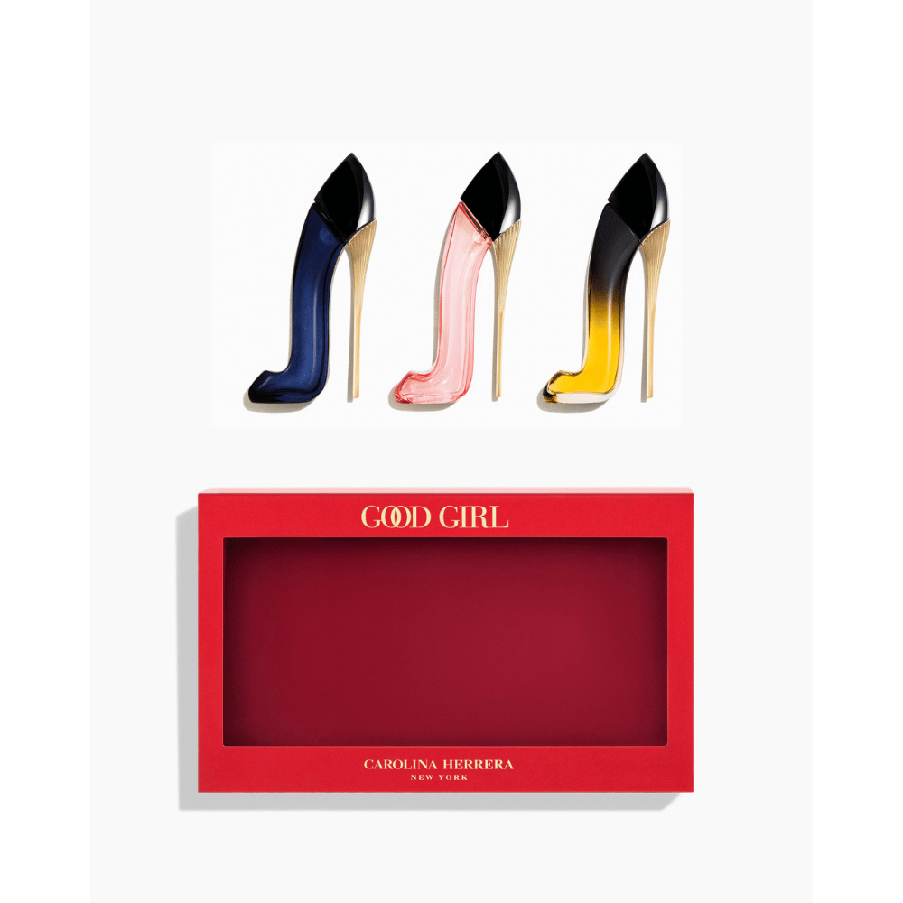 Carolina Herrera Herrera Good Girl 3 Piece Miniature Gift Set - 7ml Good Girl Eau de Parfum Spray, 7ml Good Girl Blush Eau de Parfum Spray, 7ml Good Girl Jas Eau de Parfum Spray- Lillys Pharmacy and Health Store