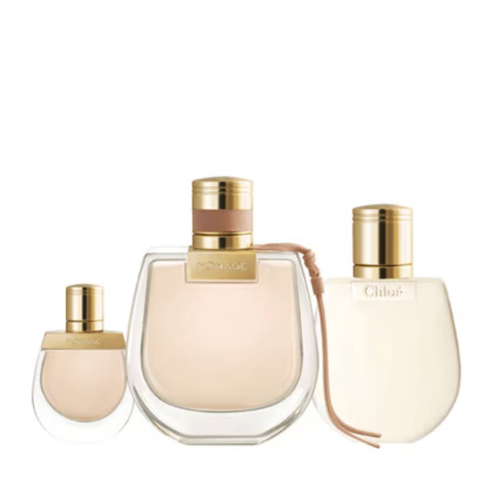 Chloe Nomade 75ml 3 Piece Gift Set - 75ml Eau de Parfum Spray, 100ml Body Lotion, 5ml Eau de Parfum Spray- Lillys Pharmacy and Health Store