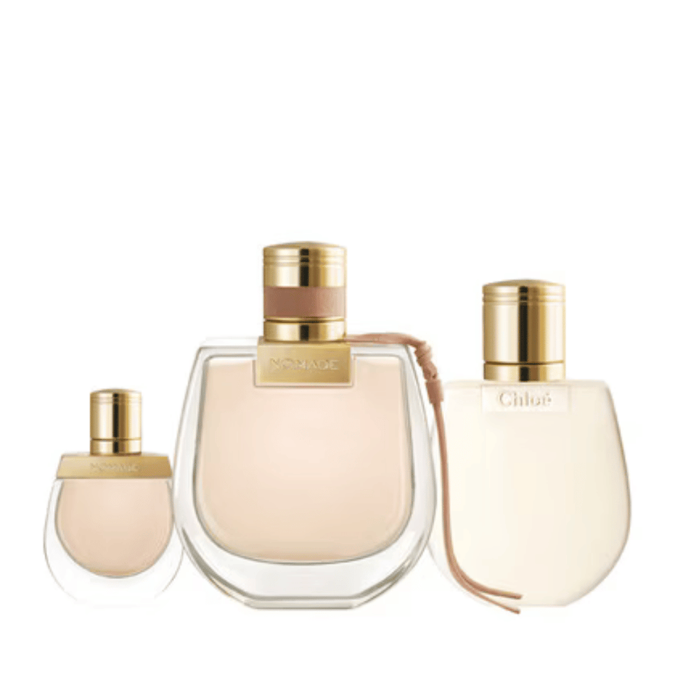 Chloe Nomade 75ml 3 Piece Gift Set - 75ml Eau de Parfum Spray, 100ml Body Lotion, 5ml Eau de Parfum Spray- Lillys Pharmacy and Health Store