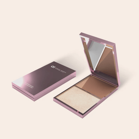 Cocoa Brown Cream Bronzer and Highlighter Palette- Lillys Pharmacy and Health Store