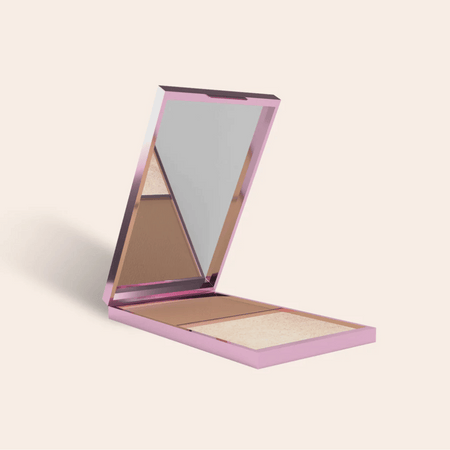 Cocoa Brown Cream Bronzer and Highlighter Palette- Lillys Pharmacy and Health Store