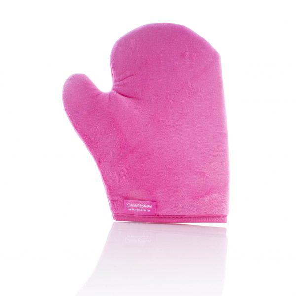 Cocoa Brown Deluxe Double Sided Velvet Tanning Thumb Mitt