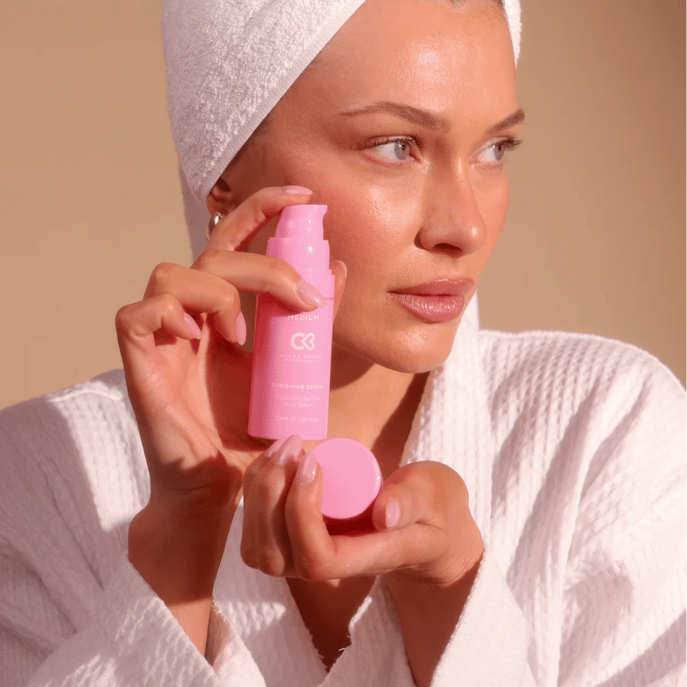 Cocoa Brown Sunshine Serum - Face Serum in Medium- Lillys Pharmacy and Health Store