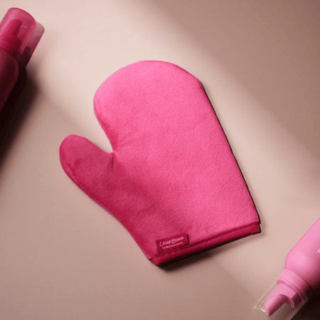 Cocoa Brown Velvet Self Tan Mitt with Thumb- Lillys Pharmacy and Health Store