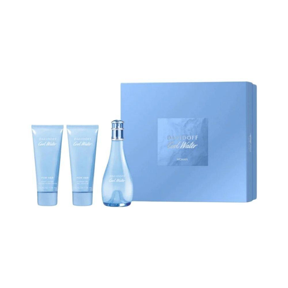 Cool Water Ladies 100ml 3pc Gift Set