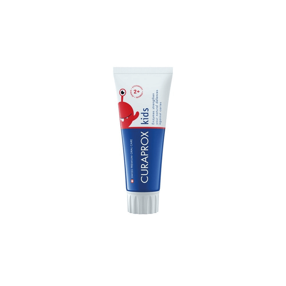 Curaprox Kids Strawberry Toothpaste 2 Years+ 60ml 950ppm- Lillys Pharmacy and Health Store