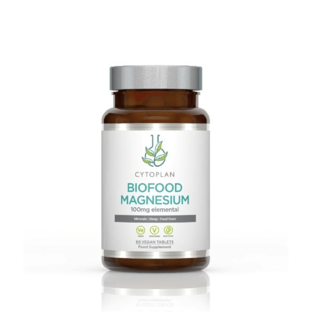 Cytoplan Biofood Magnesium: 100 mg 60 Tablets- Lillys Pharmacy and Health Store