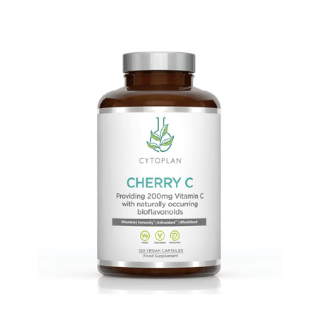 Cytoplan Cherry C: Wholefood Vit C 200mg 120 Capsules- Lillys Pharmacy and Health Store