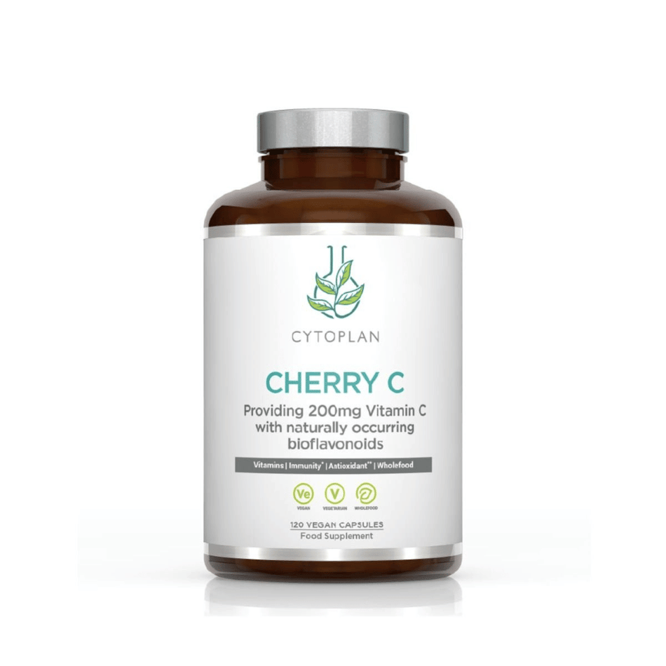 Cytoplan Cherry C: Wholefood Vit C 200mg 120 Capsules- Lillys Pharmacy and Health Store