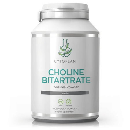 Cytoplan Choline Bitartrate Powder: 100G Powder- Lillys Pharmacy and Health Store