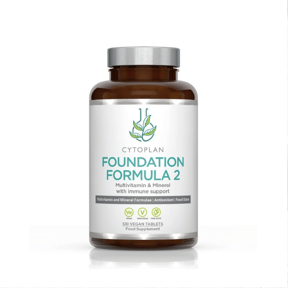 Cytoplan Foundation Formula 2: Multivit & Min 120 Tablets- Lillys Pharmacy and Health Store