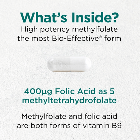 Cytoplan Methylfolate: 400µg 60 Capsules- Lillys Pharmacy and Health Store