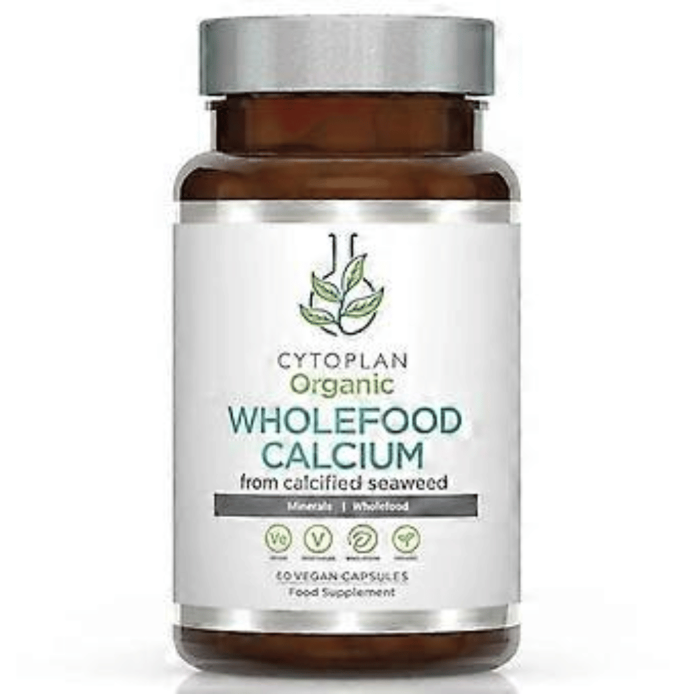 Cytoplan Organic Calcium: Wholefood 200mg Elemental 60 Capsules- Lillys Pharmacy and Health Store