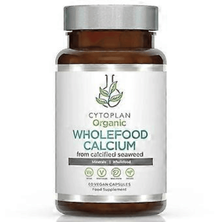 Cytoplan Organic Calcium: Wholefood 200mg Elemental 60 Capsules- Lillys Pharmacy and Health Store