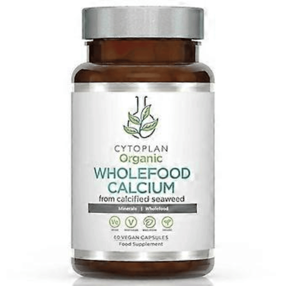Cytoplan Organic Calcium: Wholefood 200mg Elemental 60 Capsules- Lillys Pharmacy and Health Store