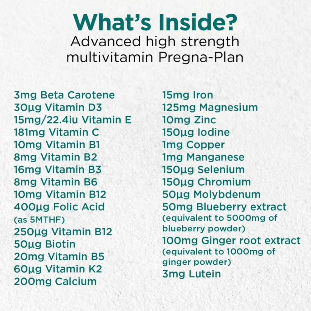 Cytoplan Pregna-Plan: 60 Tablets- Lillys Pharmacy and Health Store