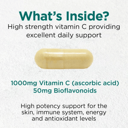 Cytoplan Vitamin C + Bioflavonoids: 1000mg / 50mg 120 Capsules- Lillys Pharmacy and Health Store