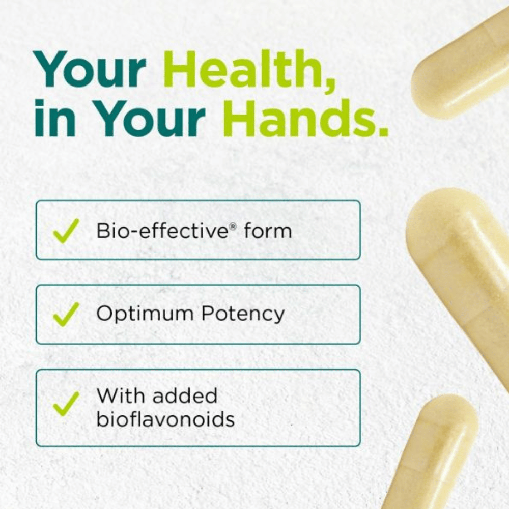 Cytoplan Vitamin C + Bioflavonoids: 1000mg / 50mg 120 Capsules- Lillys Pharmacy and Health Store