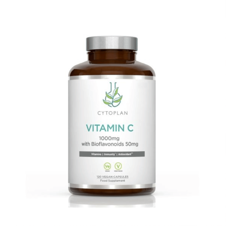 Cytoplan Vitamin C + Bioflavonoids: 1000mg / 50mg 120 Capsules- Lillys Pharmacy and Health Store