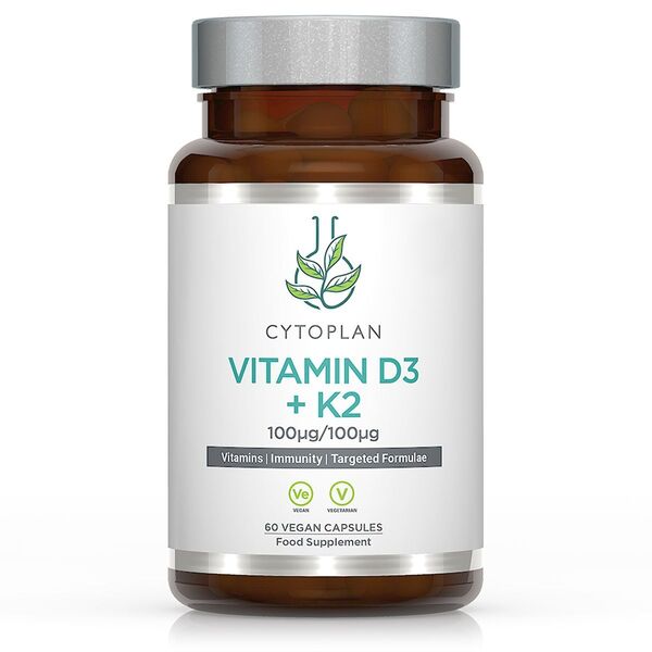 Cytoplan Vitamin D3 + K2 - 60 vcaps