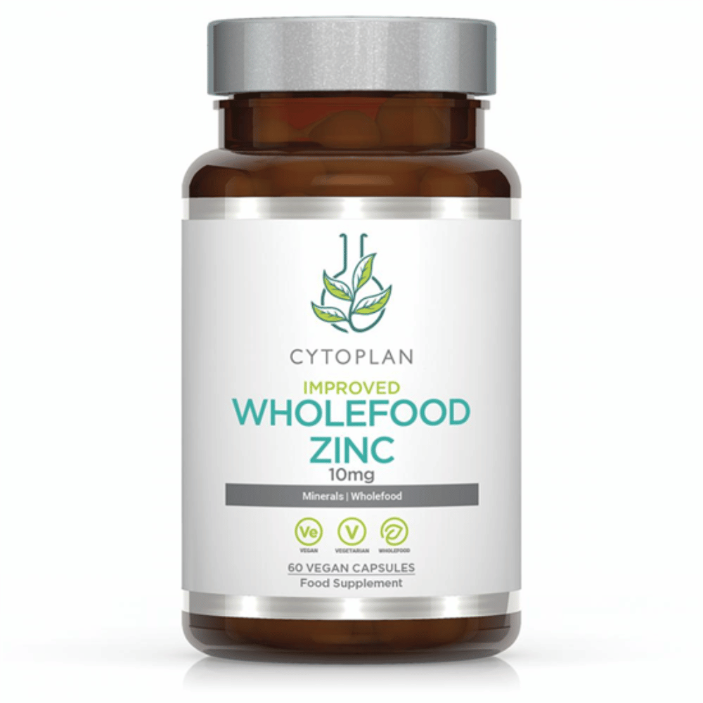 Cytoplan Zinc: Wholefood 10mg Elemental 60 Caps- Lillys Pharmacy and Health Store