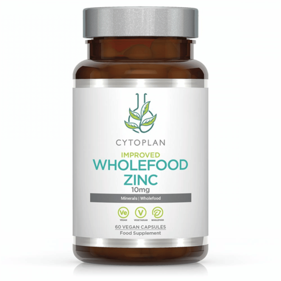 Cytoplan Zinc: Wholefood 10mg Elemental 60 Caps- Lillys Pharmacy and Health Store