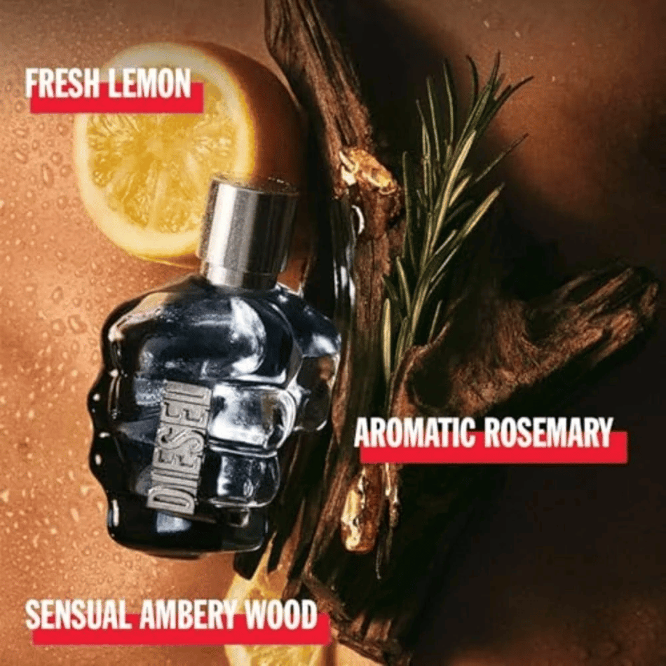 Diesel Only The Brave 50ml 2 Piece Gift Set - 50ml Eau de Toilette Spray, 75ml Shower Gel- Lillys Pharmacy and Health Store