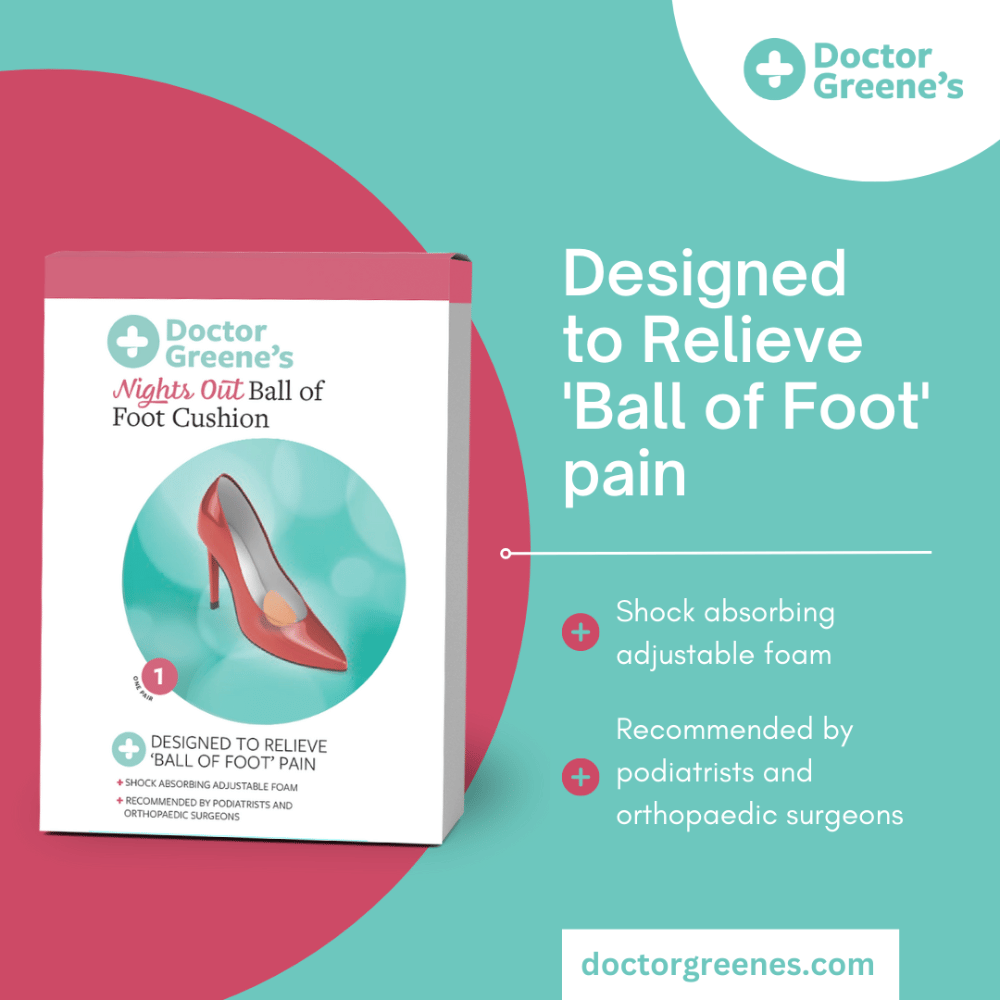 Doctor Greene's Nights Out Ball Of The Foot Cushion ( 1 Pair)- Lillys Pharmacy and Health Store