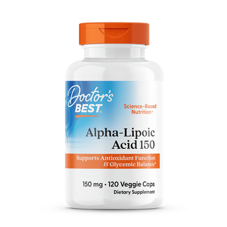 Doctor's Best Alpha-Lipoic Acid, 150mg - 120 vcaps- Lillys Pharmacy and Health Store