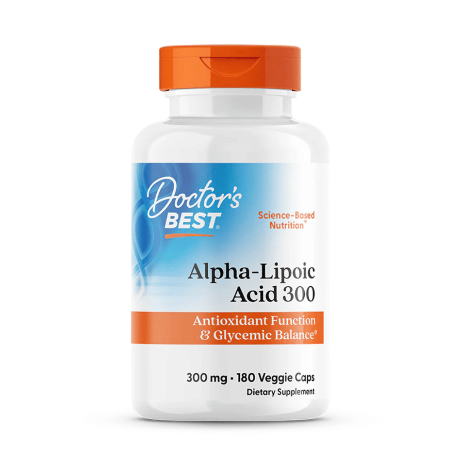 Doctor's Best Alpha-Lipoic Acid, 300mg - 180 vcaps- Lillys Pharmacy and Health Store