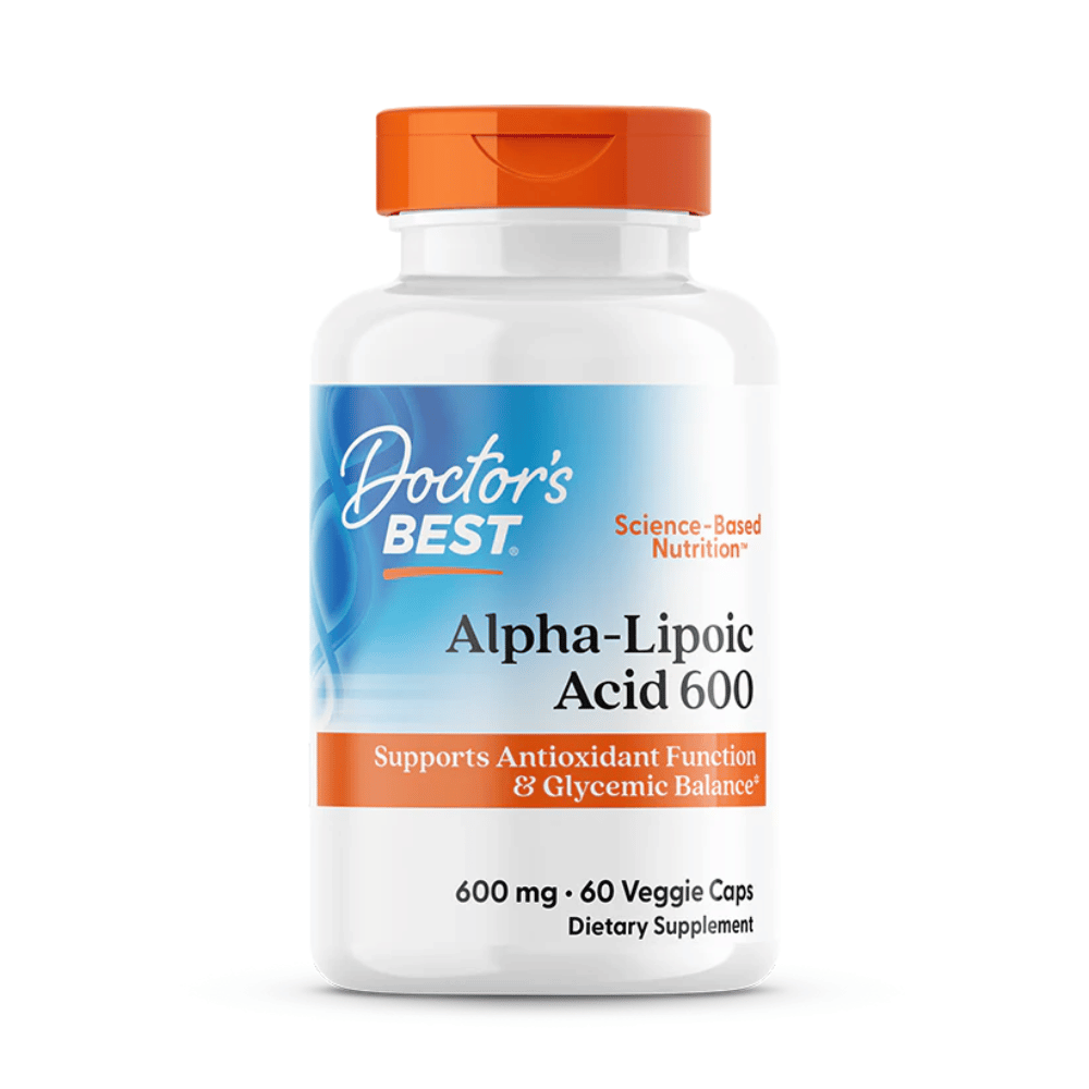 Doctor's Best Alpha-Lipoic Acid, 600mg - 60 vcaps- Lillys Pharmacy and Health Store