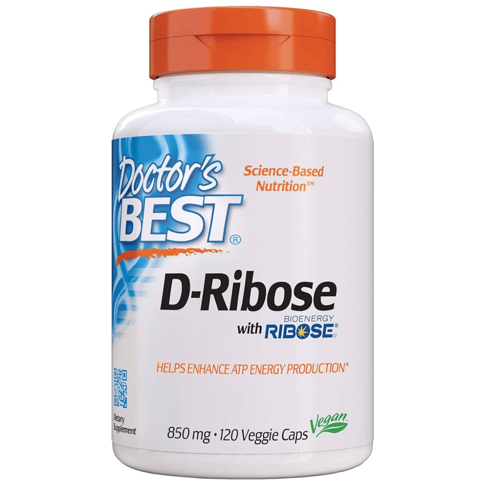 Doctor's Best D-Ribose, 850mg - 120 vcaps- Lillys Pharmacy and Health Store
