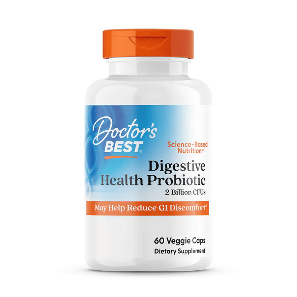 Doctor's Best Digestive Health Probiotic 2 Billion with LactoSpore - 60 vcaps- Lillys Pharmacy and Health Store