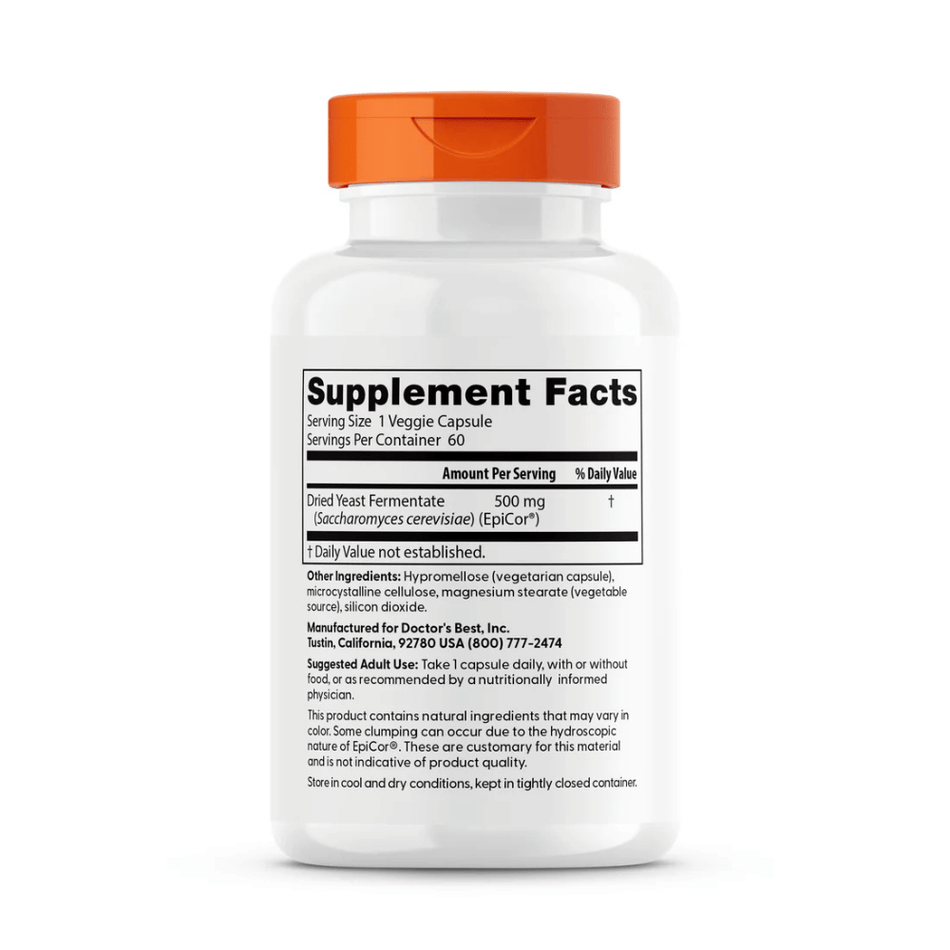 Doctor's Best Epicor, 500mg - 60 vcaps- Lillys Pharmacy and Health Store