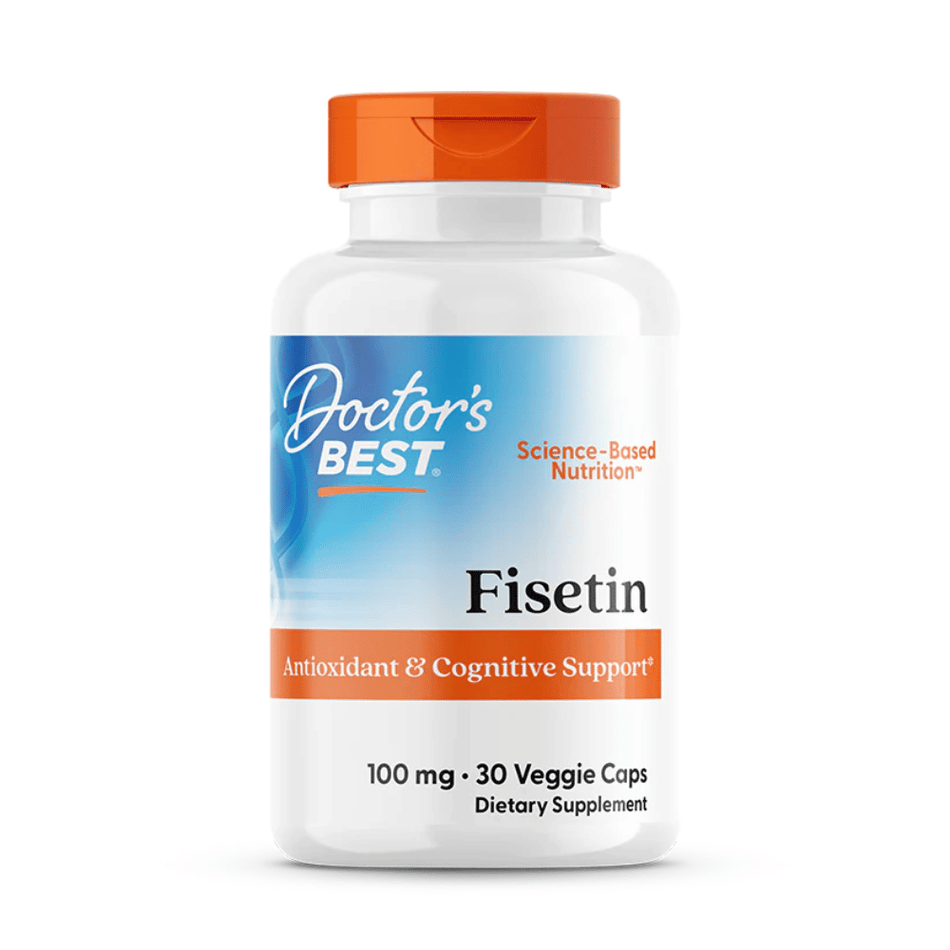 Doctor's Best Fisetin with Novusetin, 100mg - 30 vcaps- Lillys Pharmacy and Health Store