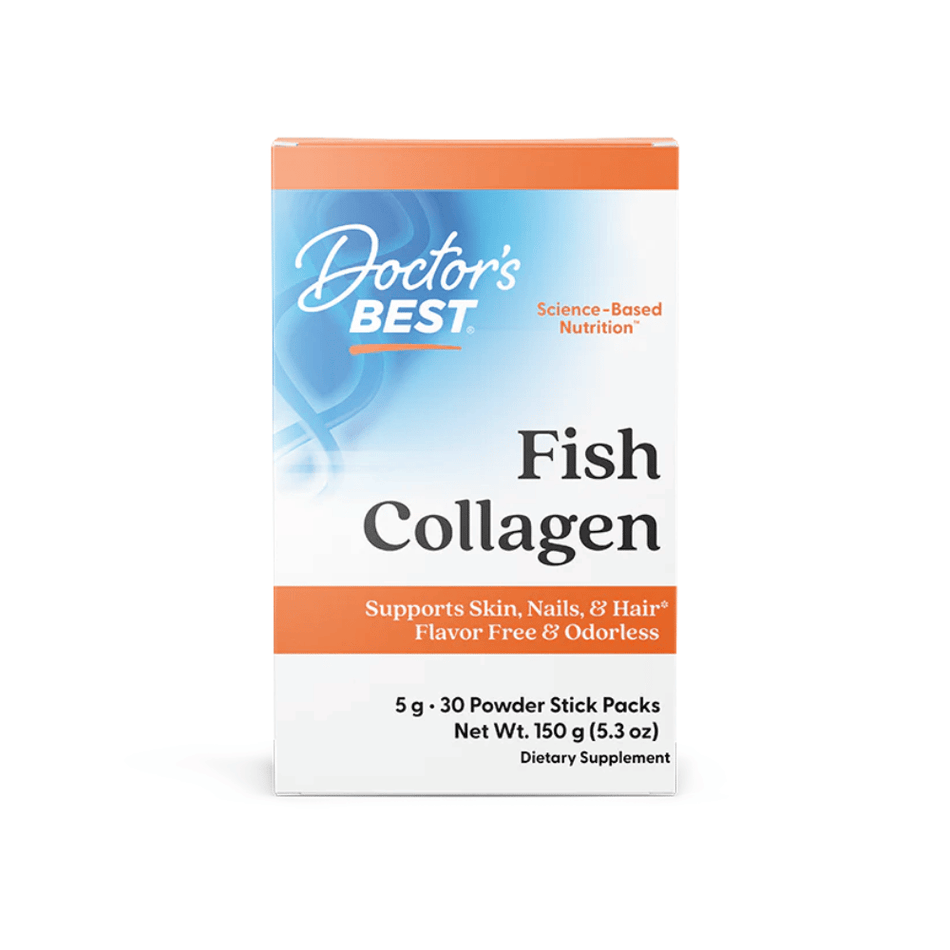 Doctor's Best Fish Collagen with Naticol Fish Collagen - 30 stick packs- Lillys Pharmacy and Health Store