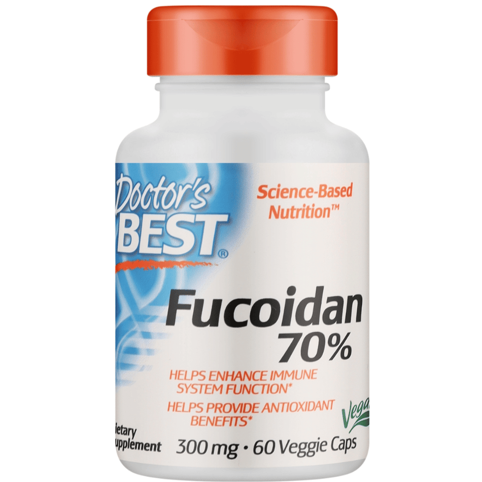 Doctor's Best Fucoidan 70%, 300mg - 60 vcaps- Lillys Pharmacy and Health Store