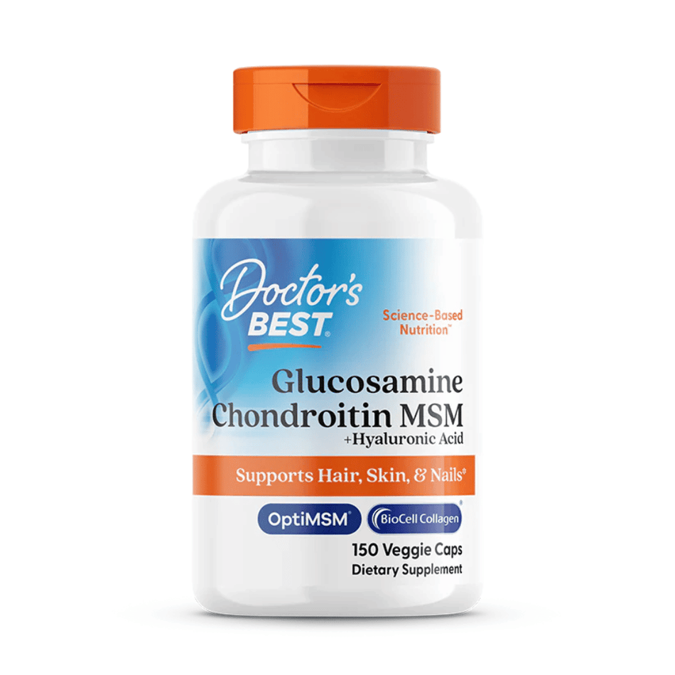 Doctor's Best Glucosamine Chondroitin MSM + Hyaluronic Acid - 150 caps- Lillys Pharmacy and Health Store