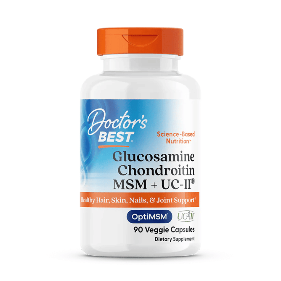 Doctor's Best Glucosamine Chondroitin MSM + UC-II - 90 vcaps- Lillys Pharmacy and Health Store