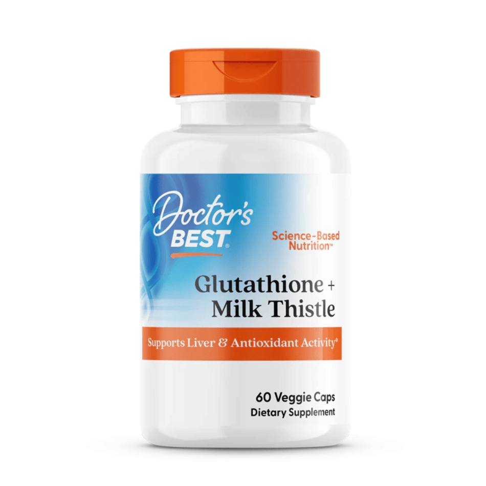 Doctor's Best Glutathione + Milk Thistle - 60 vcaps- Lillys Pharmacy and Health Store