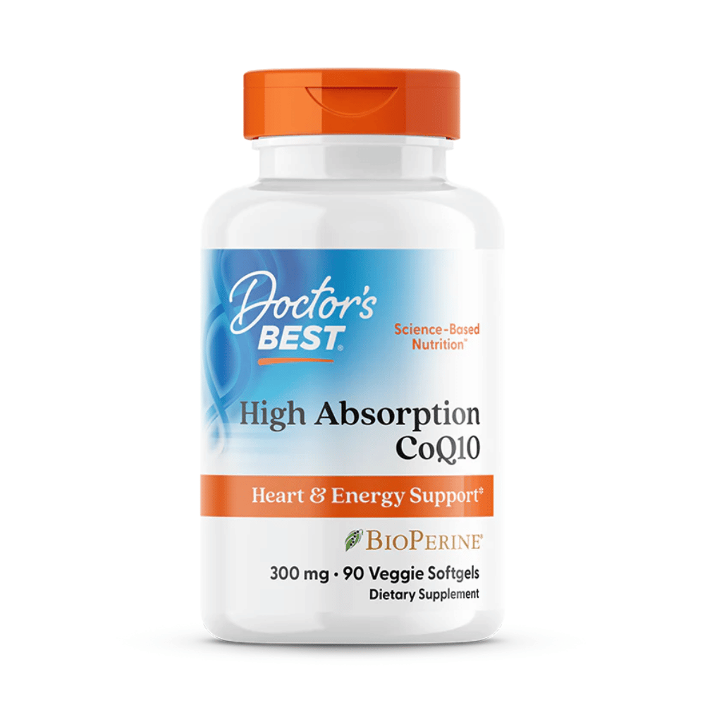 Doctor's Best High Absorption CoQ10 with BioPerine, 300mg - 90 veggie softgels- Lillys Pharmacy and Health Store