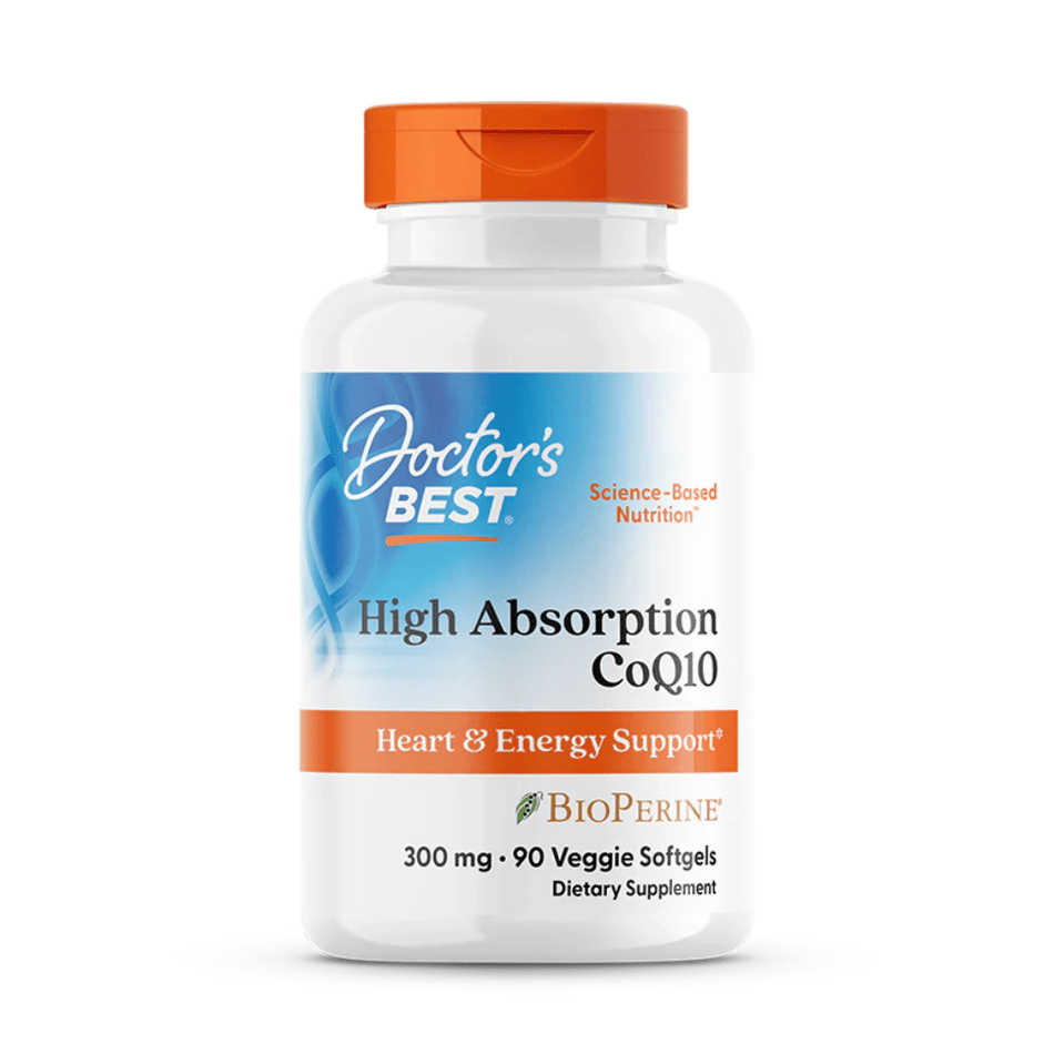 Doctor's Best High Absorption CoQ10 with BioPerine, 300mg - 90 veggie softgels- Lillys Pharmacy and Health Store