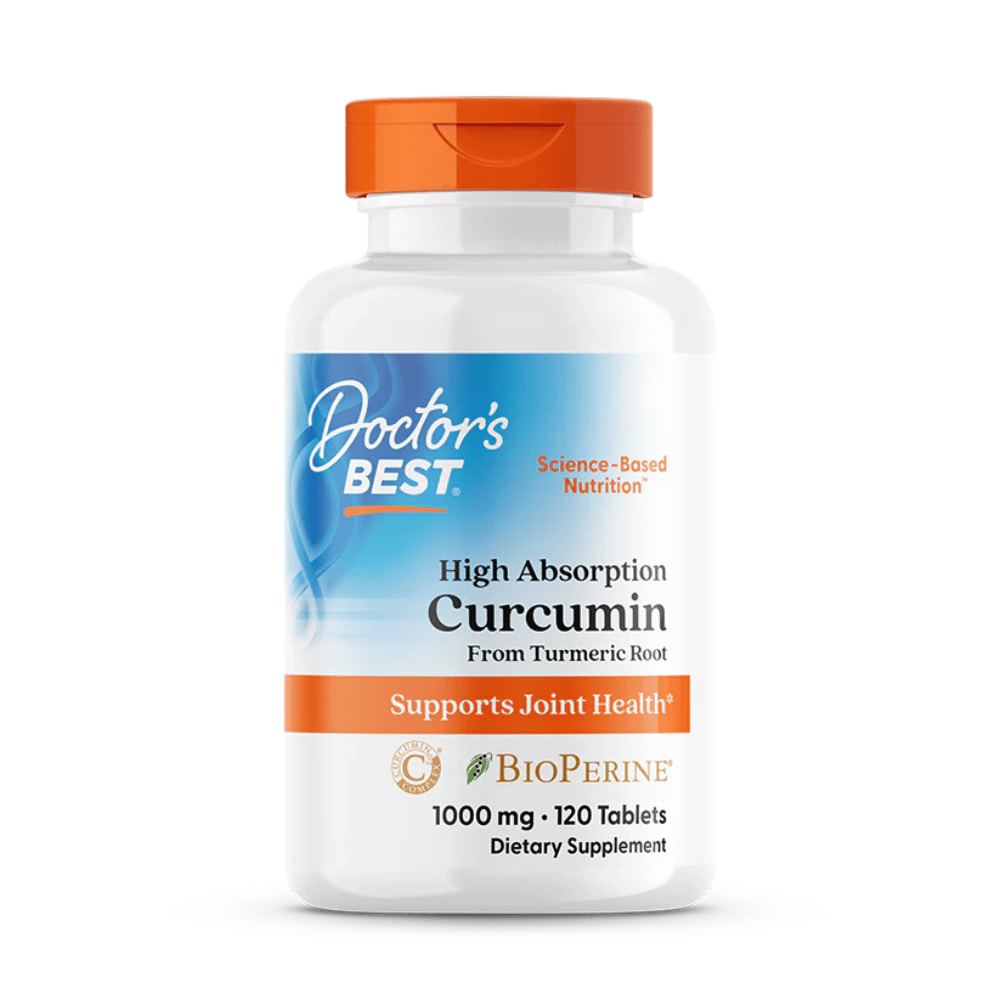 Doctor's Best High Absorption Curcumin From Turmeric Root with C3 Complex BioPerine, 1000mg - 120 tablets- Lillys Pharmacy and Health Store