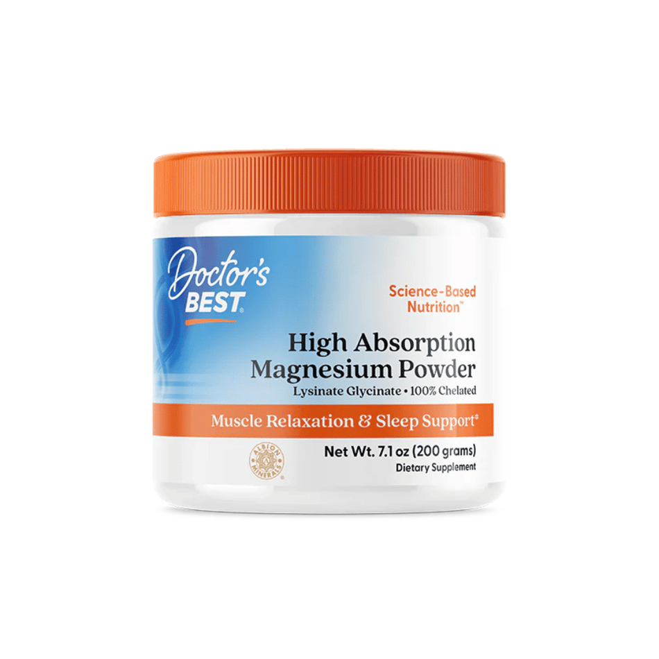 Doctor's Best High Absorption Magnesium, Powder - 200g- Lillys Pharmacy and Health Store