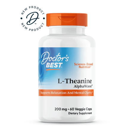Doctor's Best L-Theanine AlphaWave - 60 vcaps- Lillys Pharmacy and Health Store
