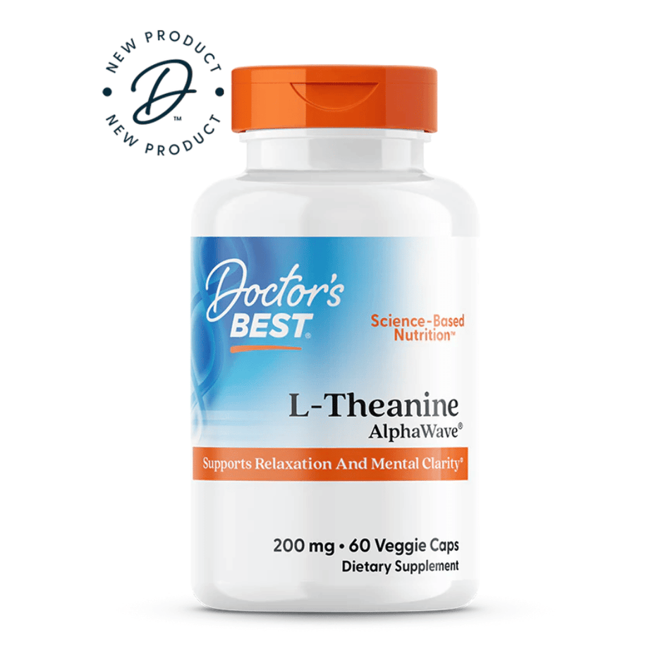 Doctor's Best L-Theanine AlphaWave - 60 vcaps- Lillys Pharmacy and Health Store